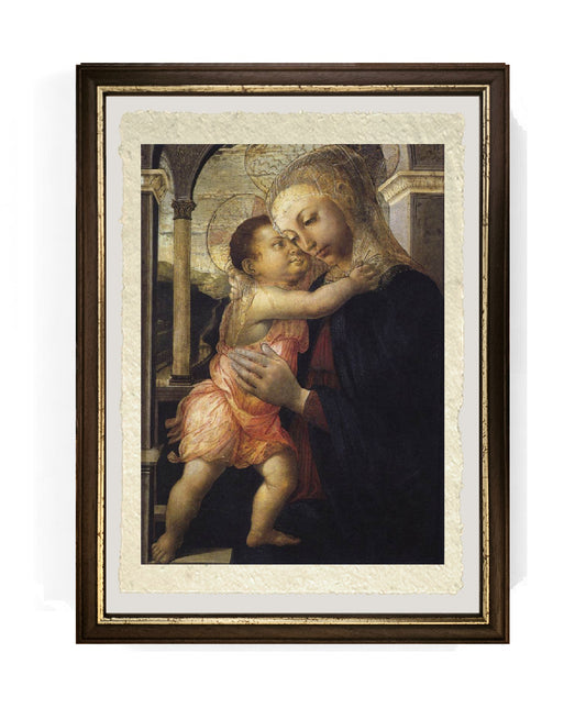 Madonna della Loggia - Sandro Botticelli su carta Amalfi