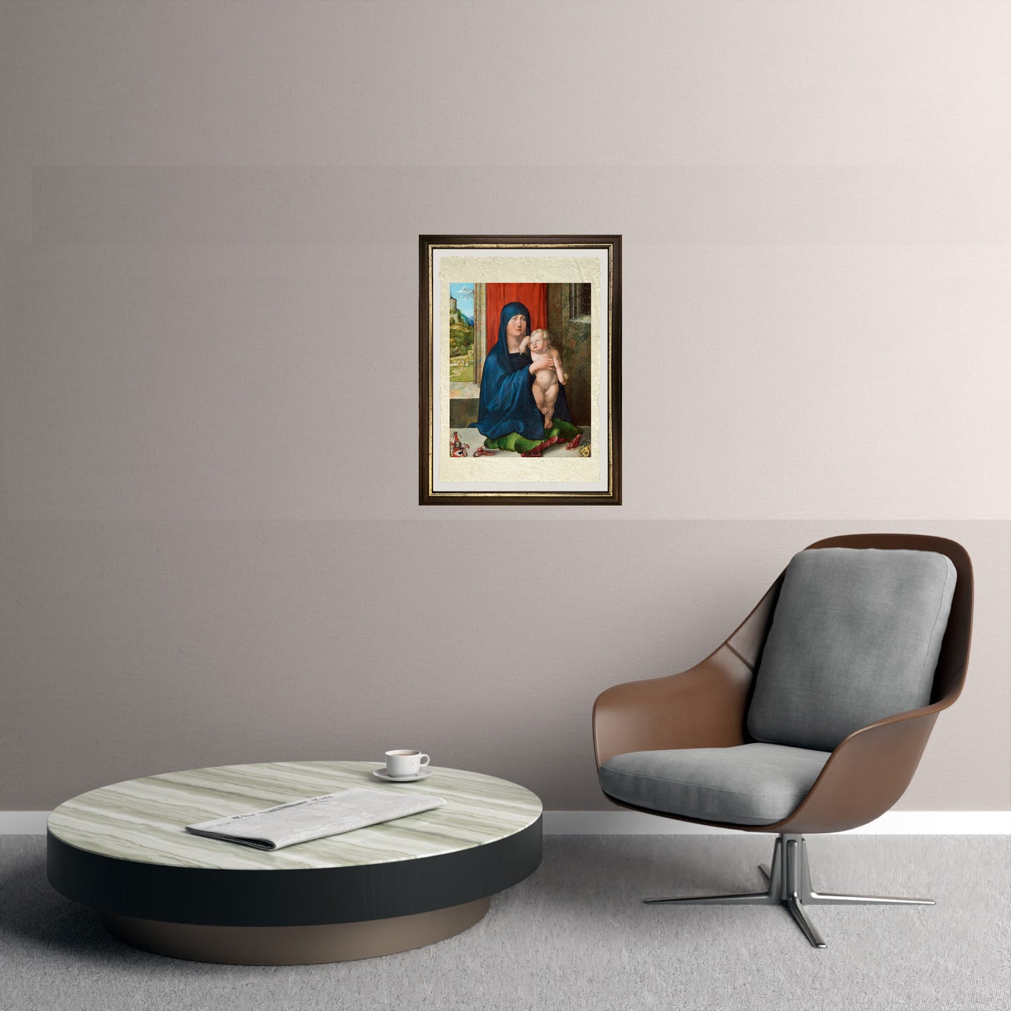 Madonna Haller - Albrecht Dürer su pregiata carta Amalfi