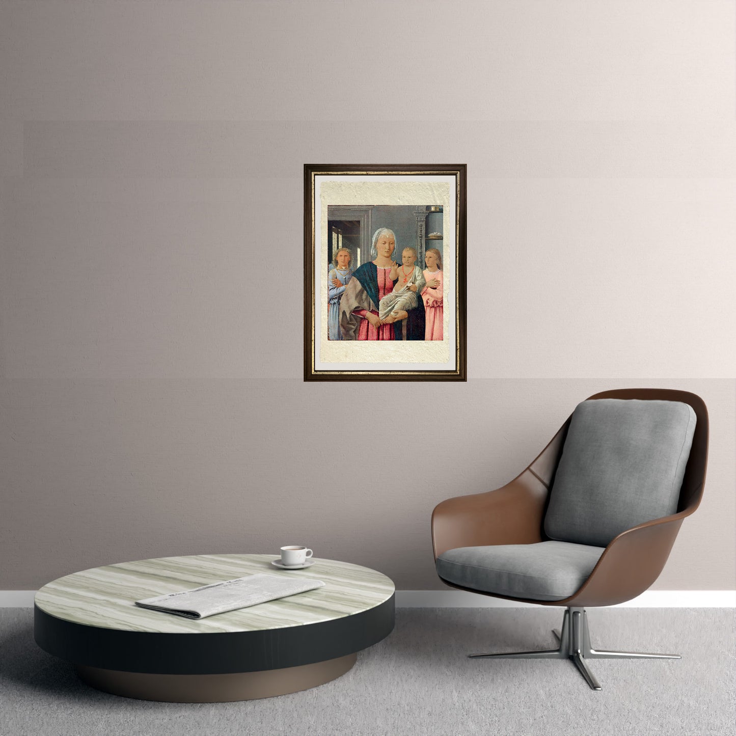 La Madonna di Senigallia - Piero della Francesca su carta Amalfi