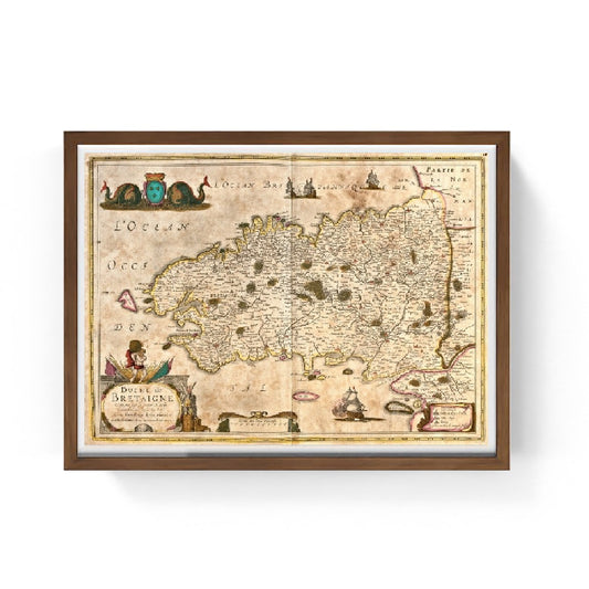 Mappa del Ducato di Bretagna - Frederick de Wit