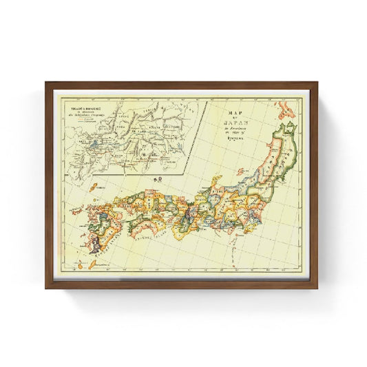 Mappa del Giappone in province al tempo di Iyeyasu, 1903