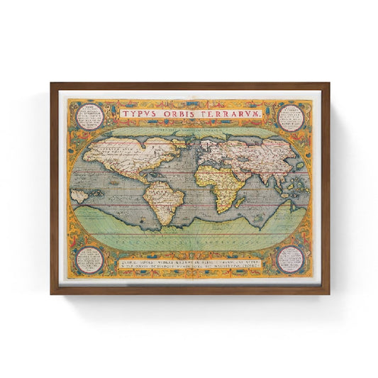 Mappa del mondo, 1570 - di Abraham Ortelius