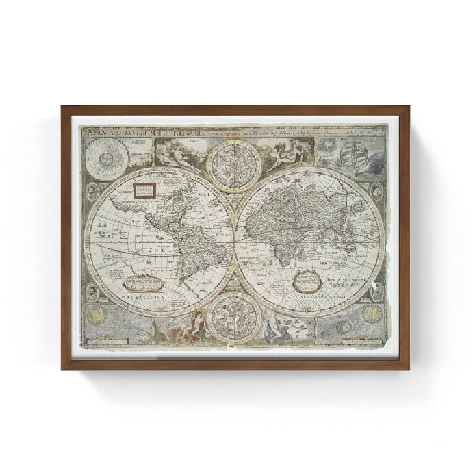 Mappa del mondo, 1676 - John Speed