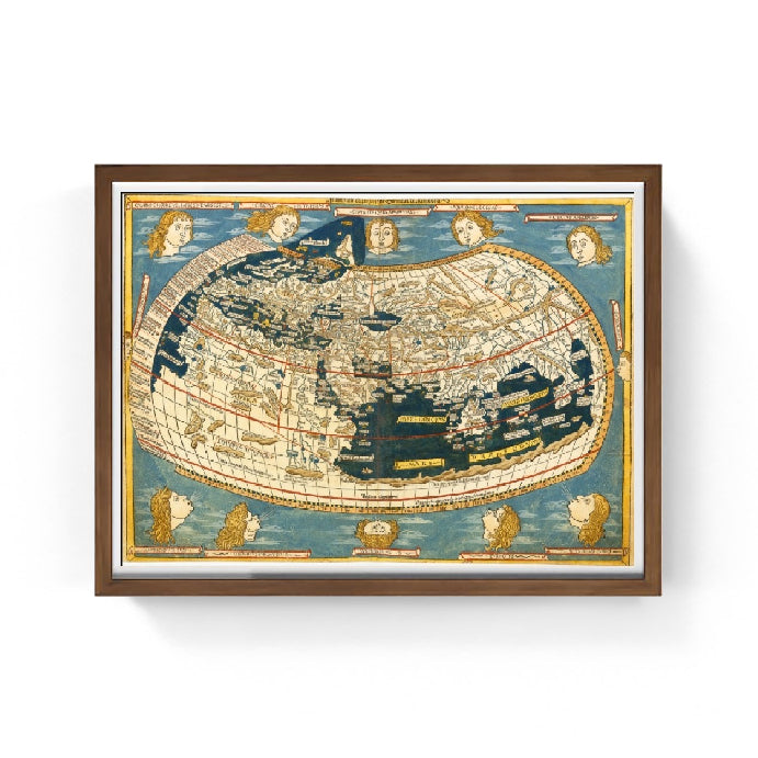 Mappa del mondo di Tolomeo, 1482 - Tolomeo
