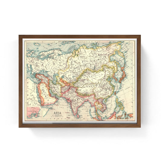 Mappa dell'Asia, 1902