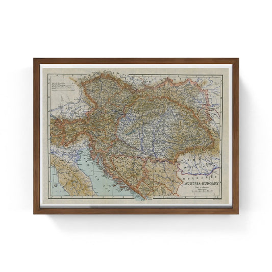 Mappa dell'Austria-Ungheria - 1910