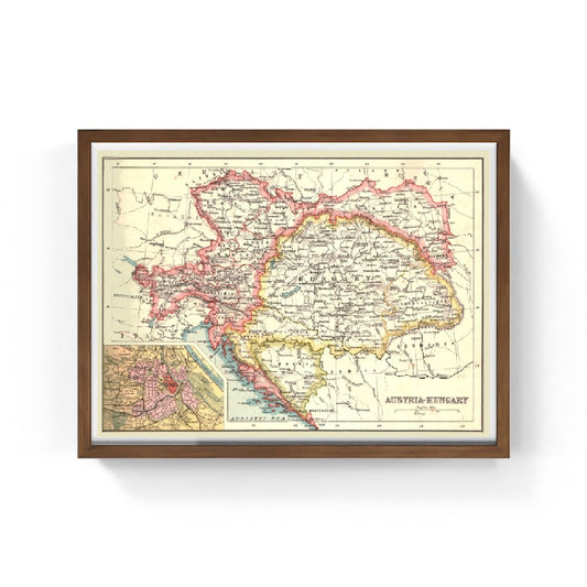 Mappa dell'Austria-Ungheria, 1902