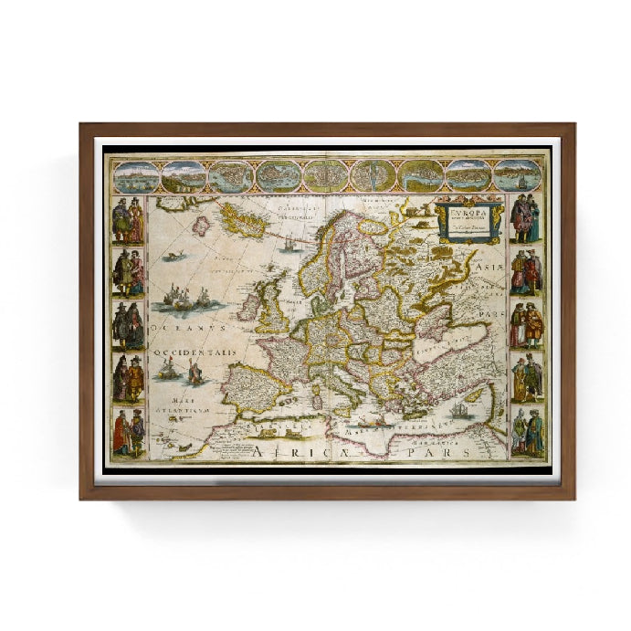 Mappa dell'Europa - Willem Blaeu
