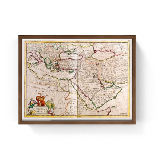 Mappa dell'Impero Ottomano - Frederick de Wit