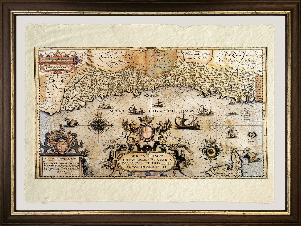 Map of the Republic of Genoa