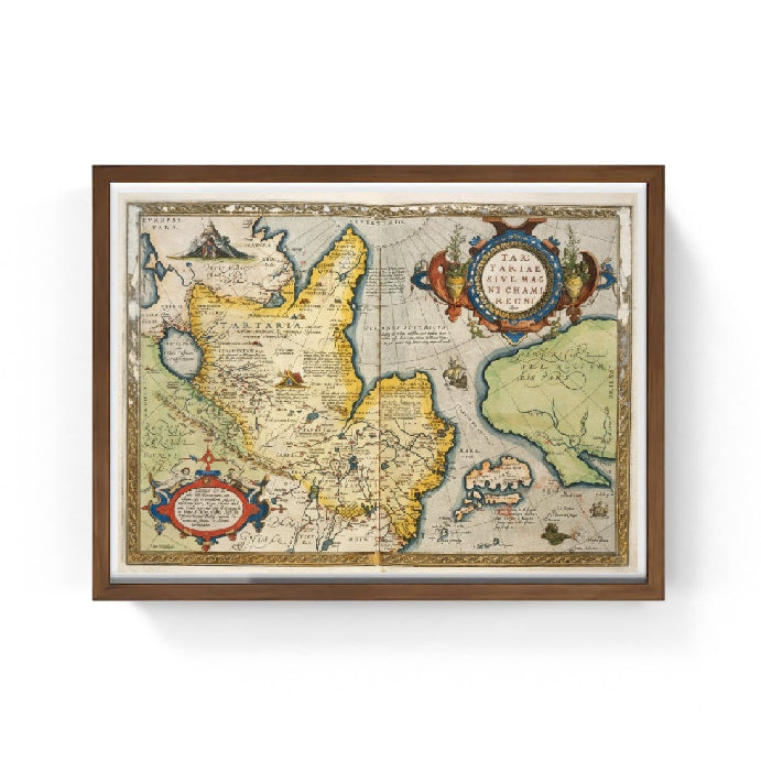 Mappa della Tartaria di Abraham Ortelius