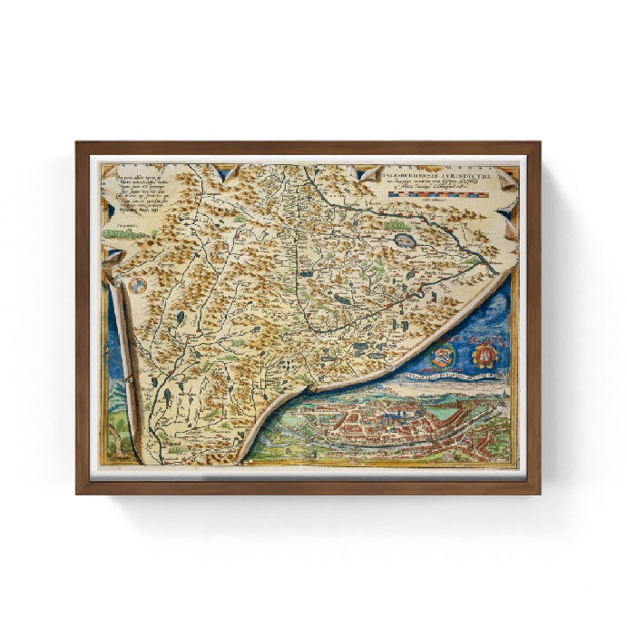 Roman Empire maximum expansion of Vallardi and Kiepert 