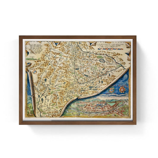 Roman Empire maximum expansion of Vallardi and Kiepert 