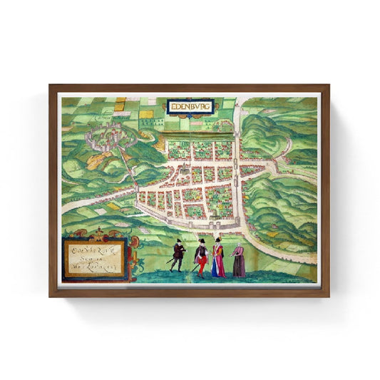 Mappa di Edimburgo - Joris Hoefnagel