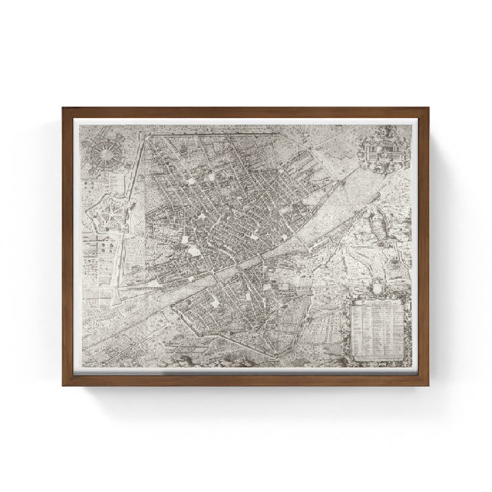 Mappa di Firenze, 1584 - Stefano Bonsignori