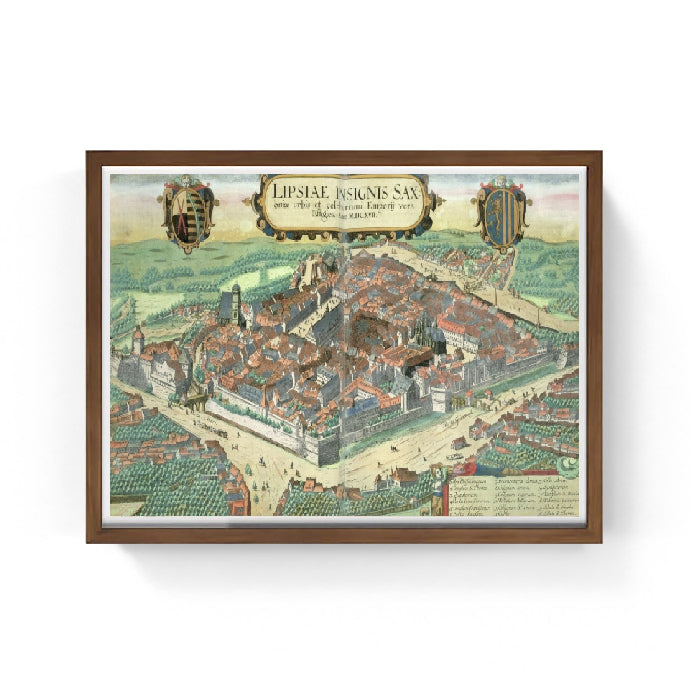 Mappa di Lipsia, 1572 - Joris Hoefnagel