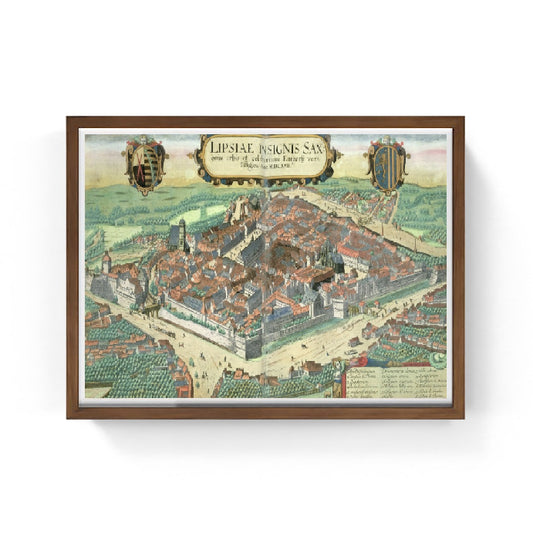 Mappa di Lipsia, 1572 - Joris Hoefnagel