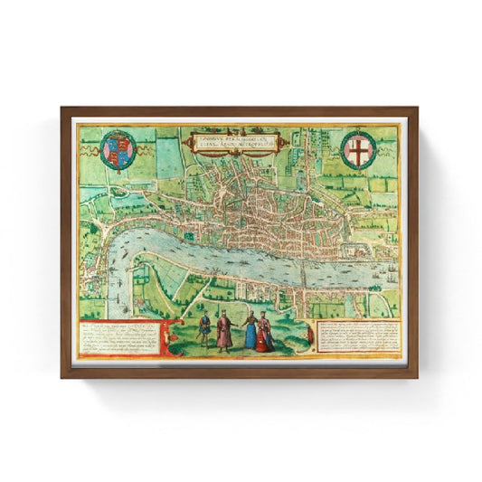 Mappa di Londra, 1572 - Joris Hoefnagel