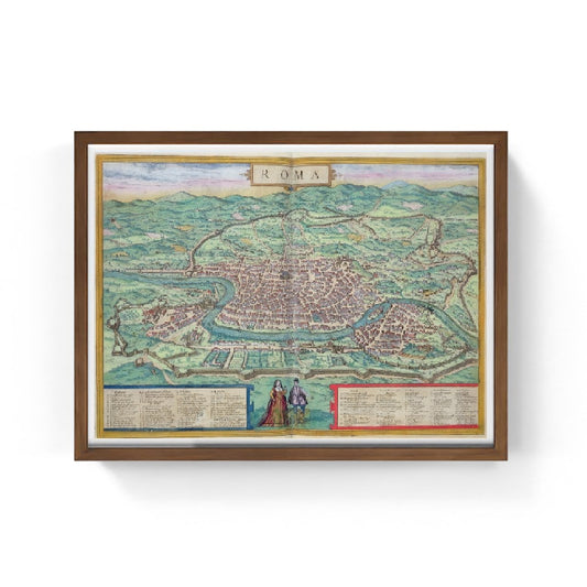 Mappa di Roma 1572 - Joris Hoefnagel