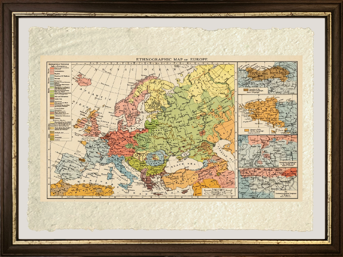 Ethnographic map of Europe