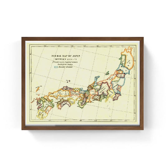 Mappa feudale del Giappone tra il 1564 e il 1573