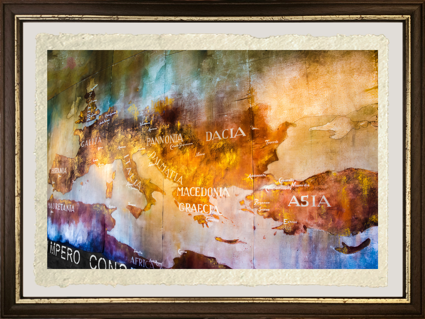 Artistic Map: The Roman Empire dominates Europe 
