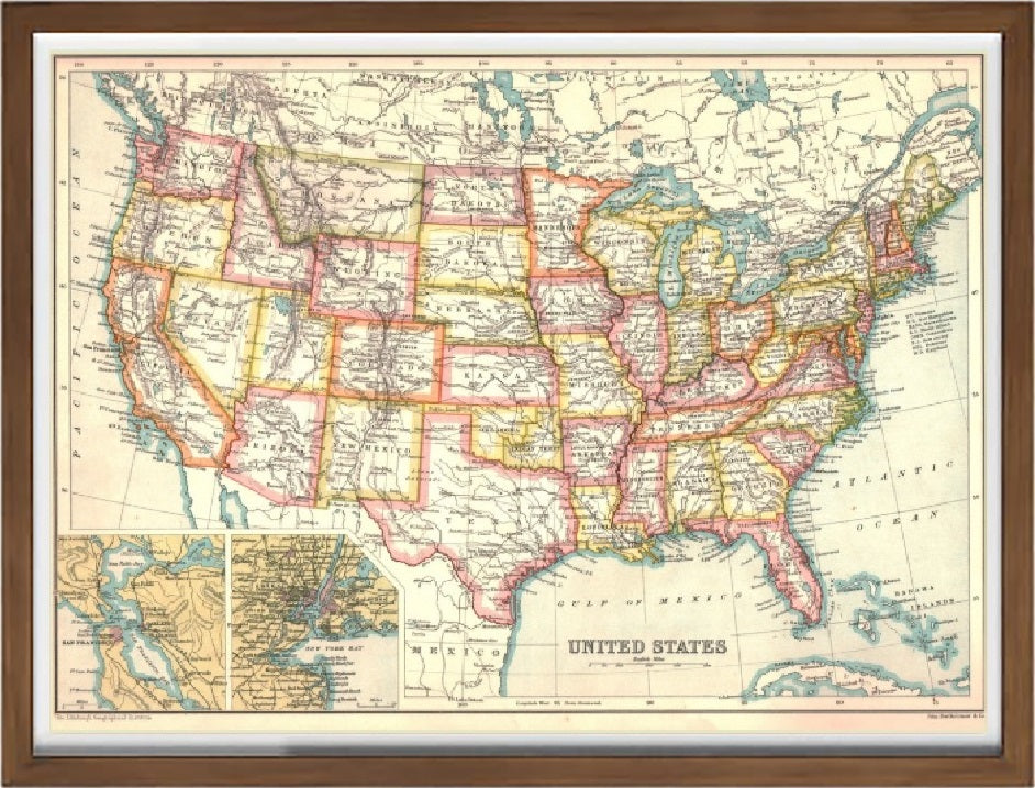 Roman Empire maximum expansion of Vallardi and Kiepert 