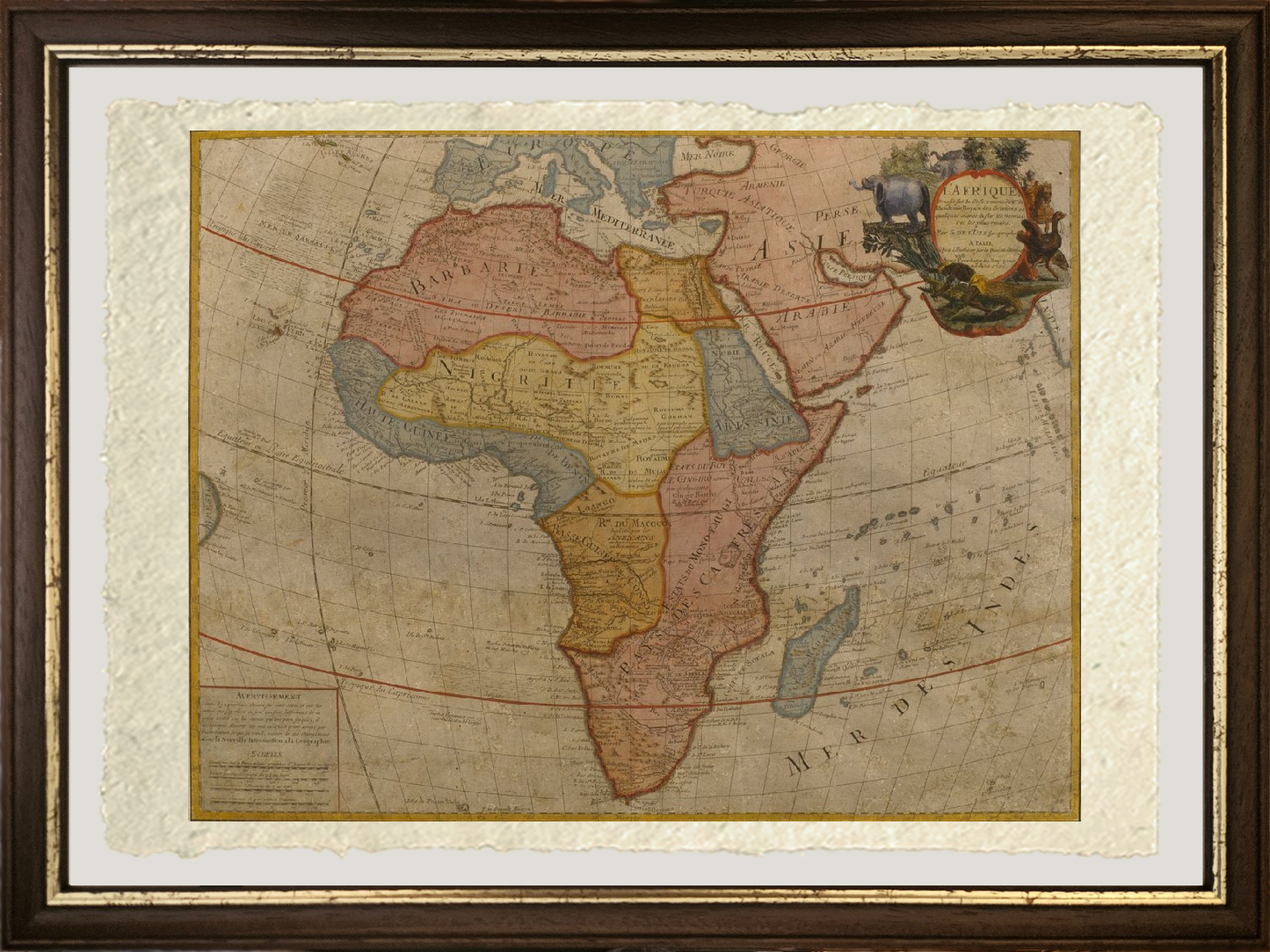 Map of Africa, 1700 - Guillaume Delisle