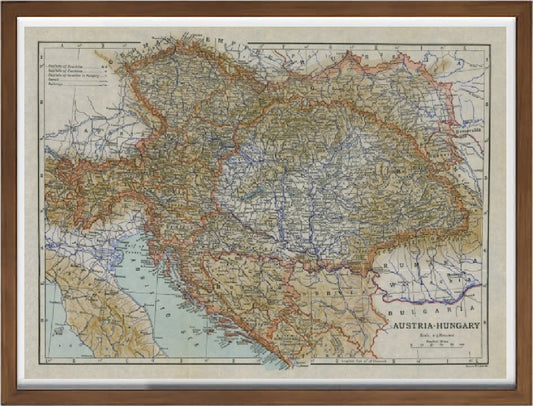 Mappa dell'Austria-Ungheria - 1910