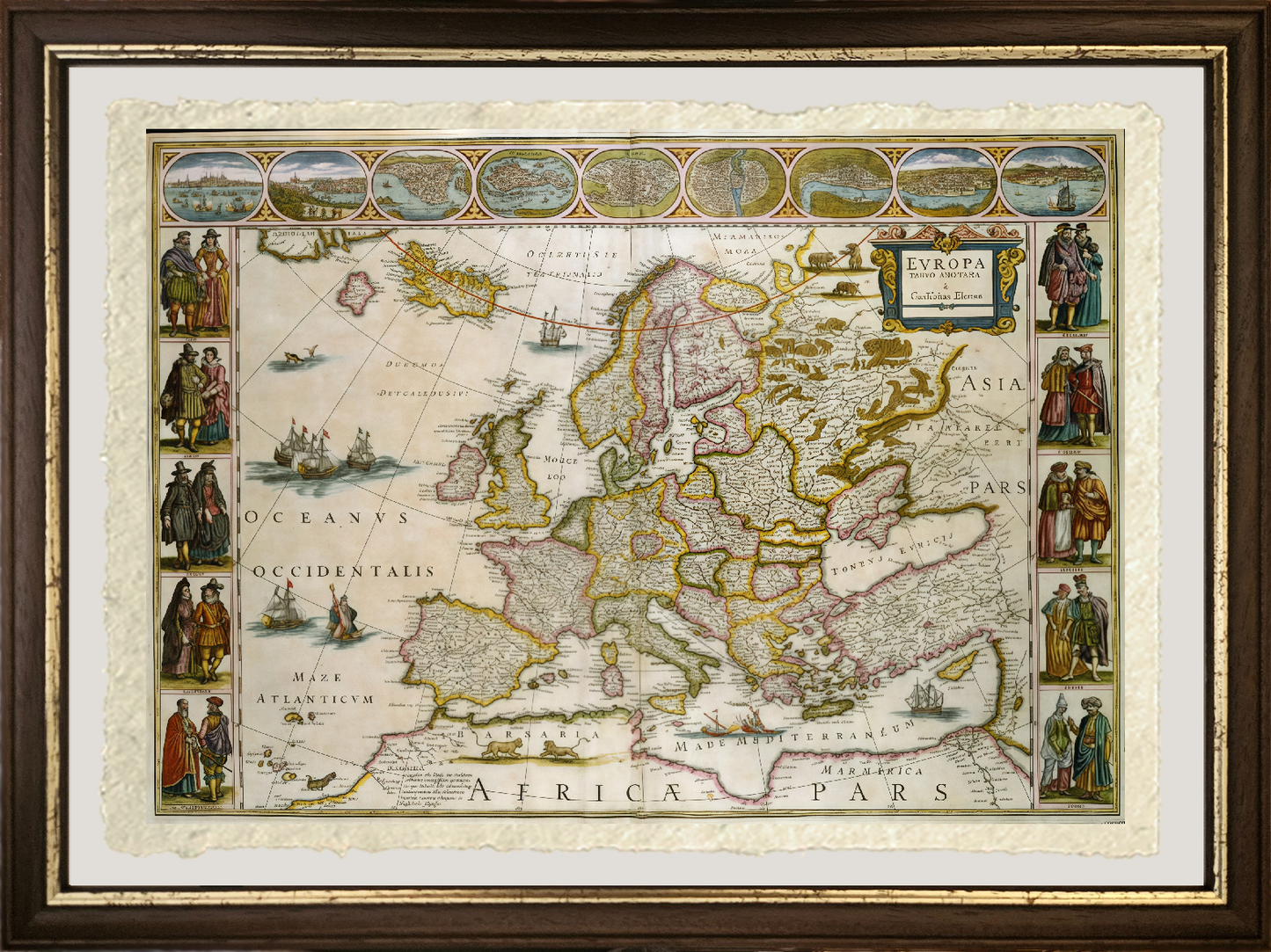 Map of Europe - Willem Blaeu