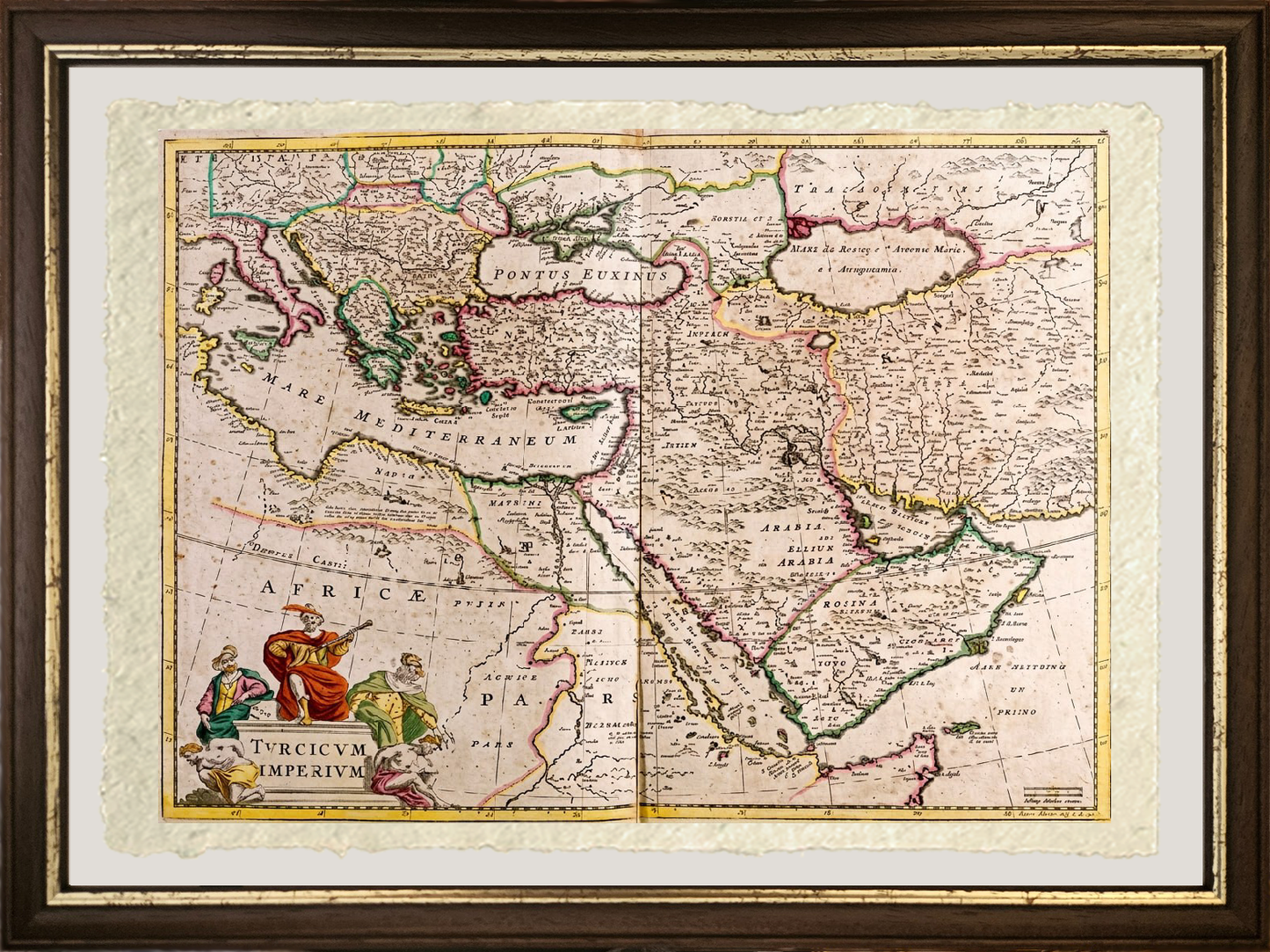 Map of the Ottoman Empire - Frederick de Wit