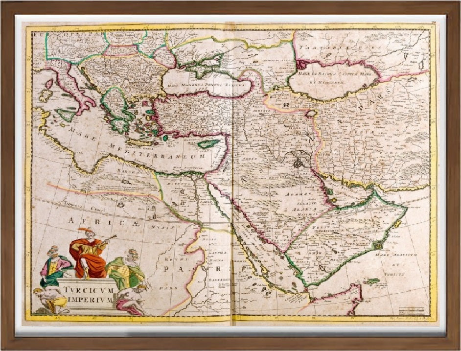 Roman Empire maximum expansion of Vallardi and Kiepert 