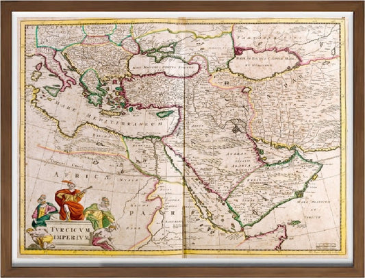 Roman Empire maximum expansion of Vallardi and Kiepert 