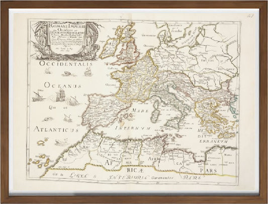 Roman Empire maximum expansion of Vallardi and Kiepert 