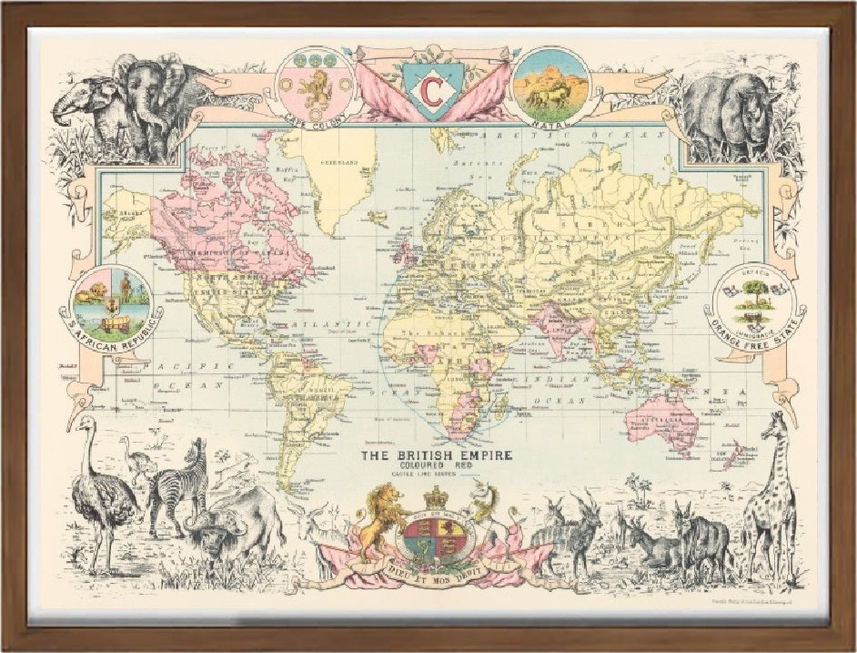 Roman Empire maximum expansion of Vallardi and Kiepert 