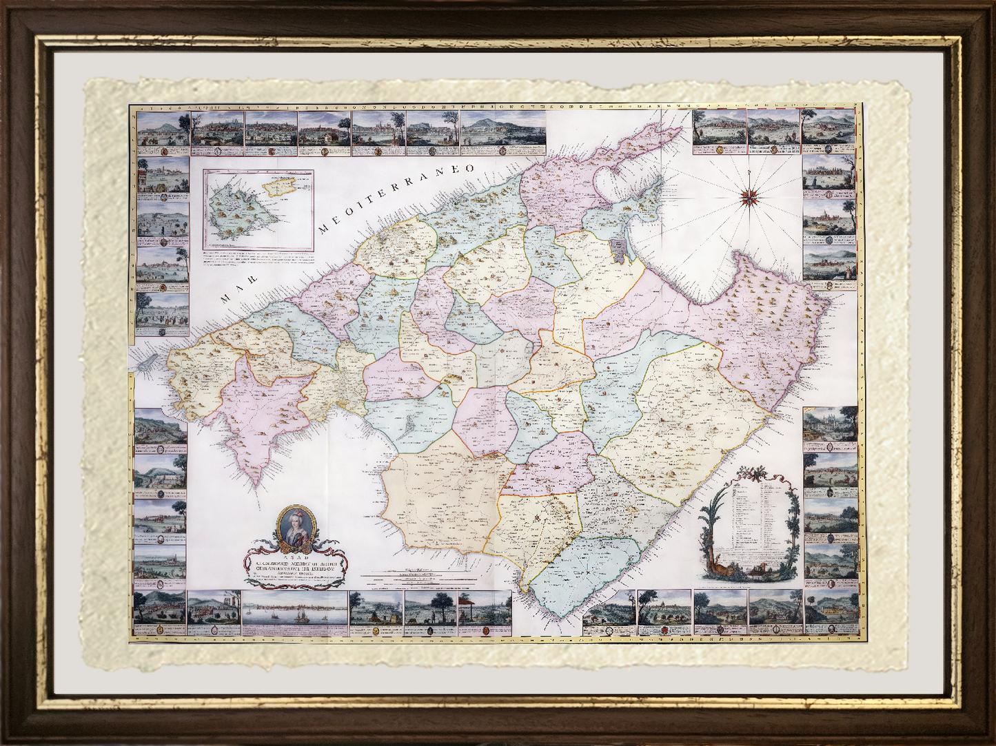 Map of the island of Mallorca, 1785
