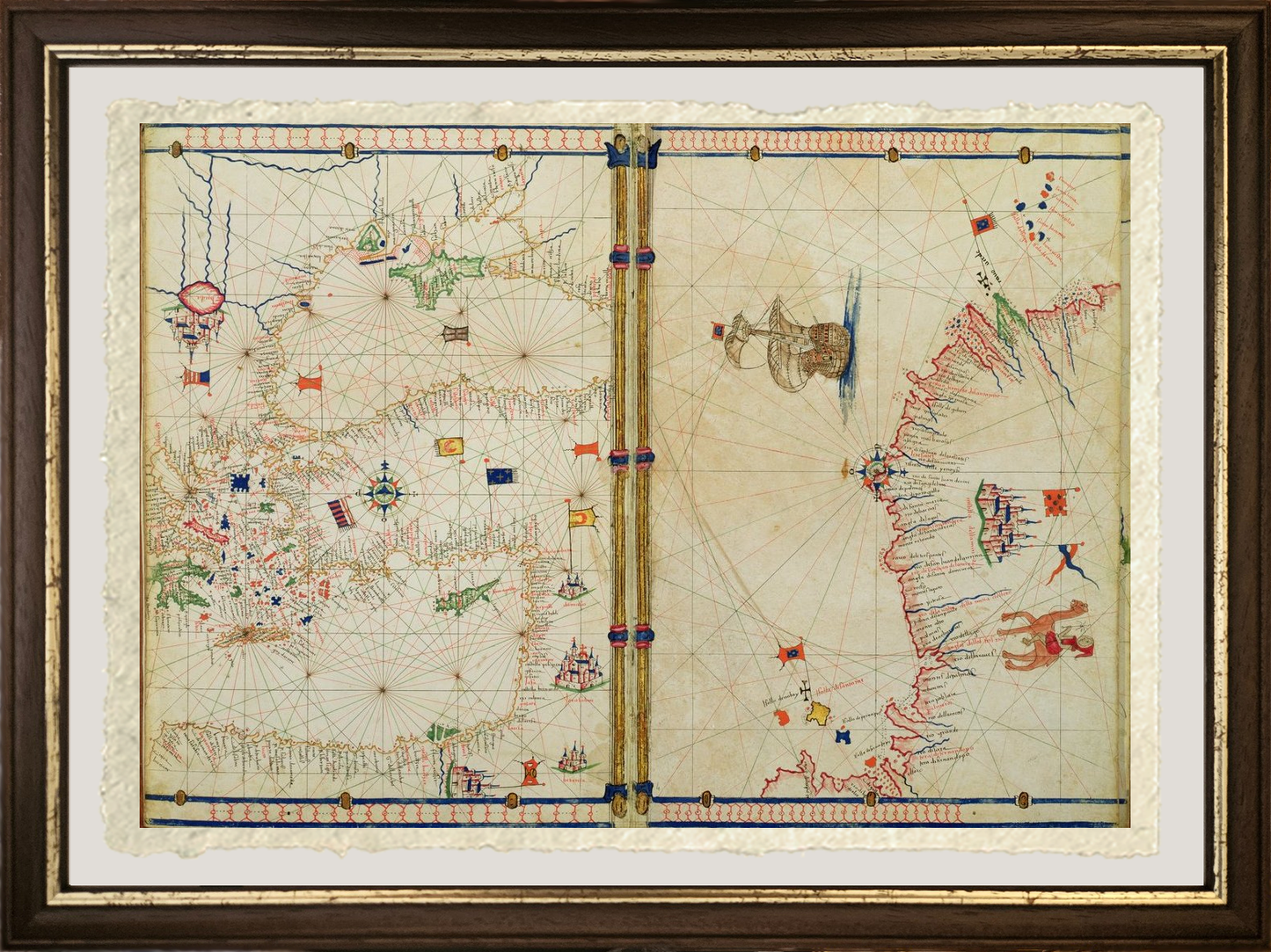 Map of the Coast and Islands of the Eastern Mediterranean - Jacopo Russo