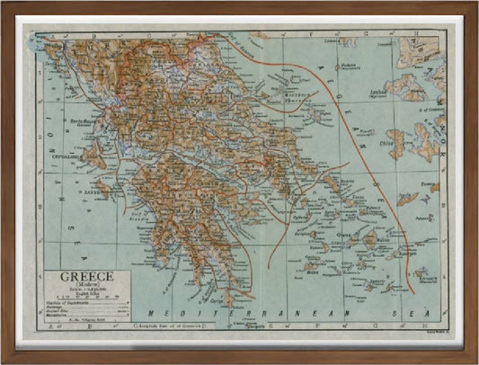 Roman Empire maximum expansion of Vallardi and Kiepert 