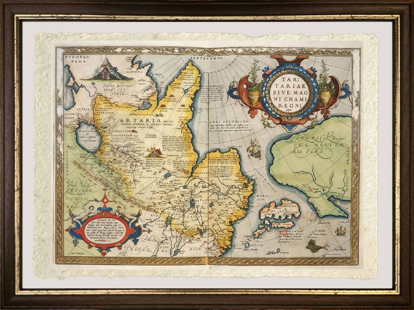 Abraham Ortelius's Map of Tartary