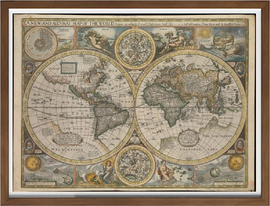 Mappa del mondo - John Speed