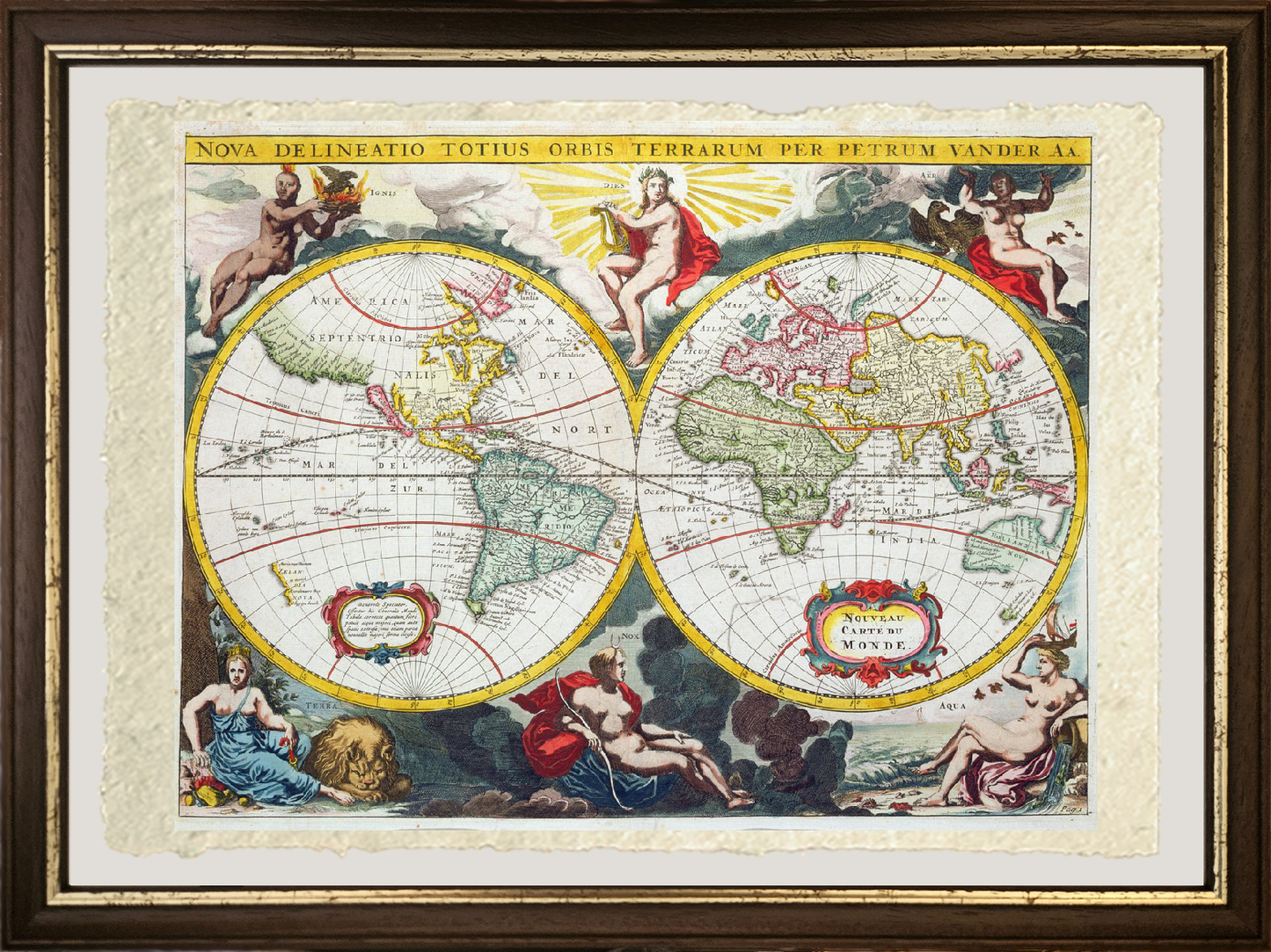World Map - Pieter Van der Aa