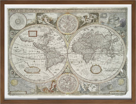 Mappa del mondo, 1676 - John Speed