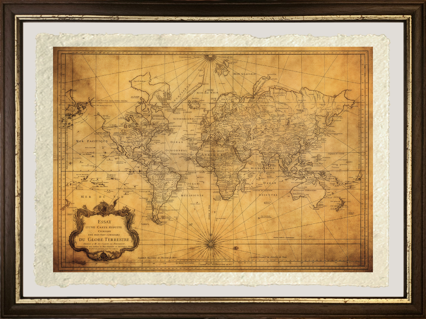World map of 1778 
