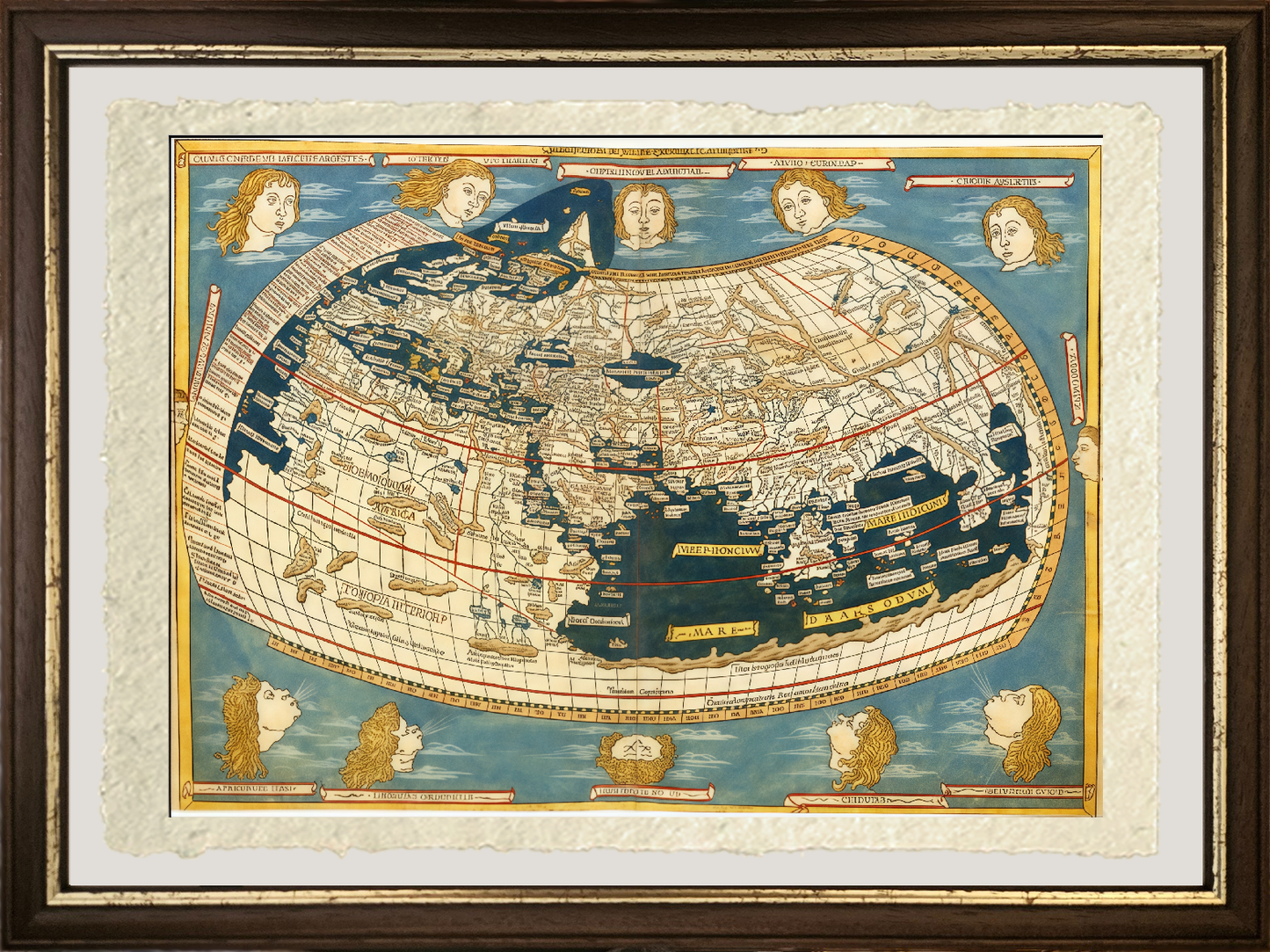 Ptolemy's world map, 1482 - Ptolemy
