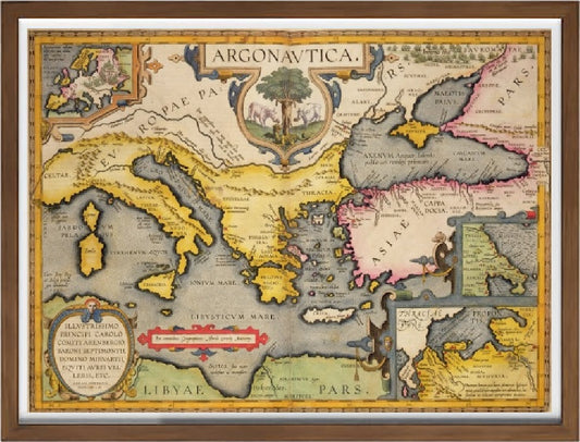 Roman Empire maximum expansion of Vallardi and Kiepert 