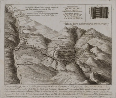 Mappa generale della Sabina - Jakob-Philipp Hackert