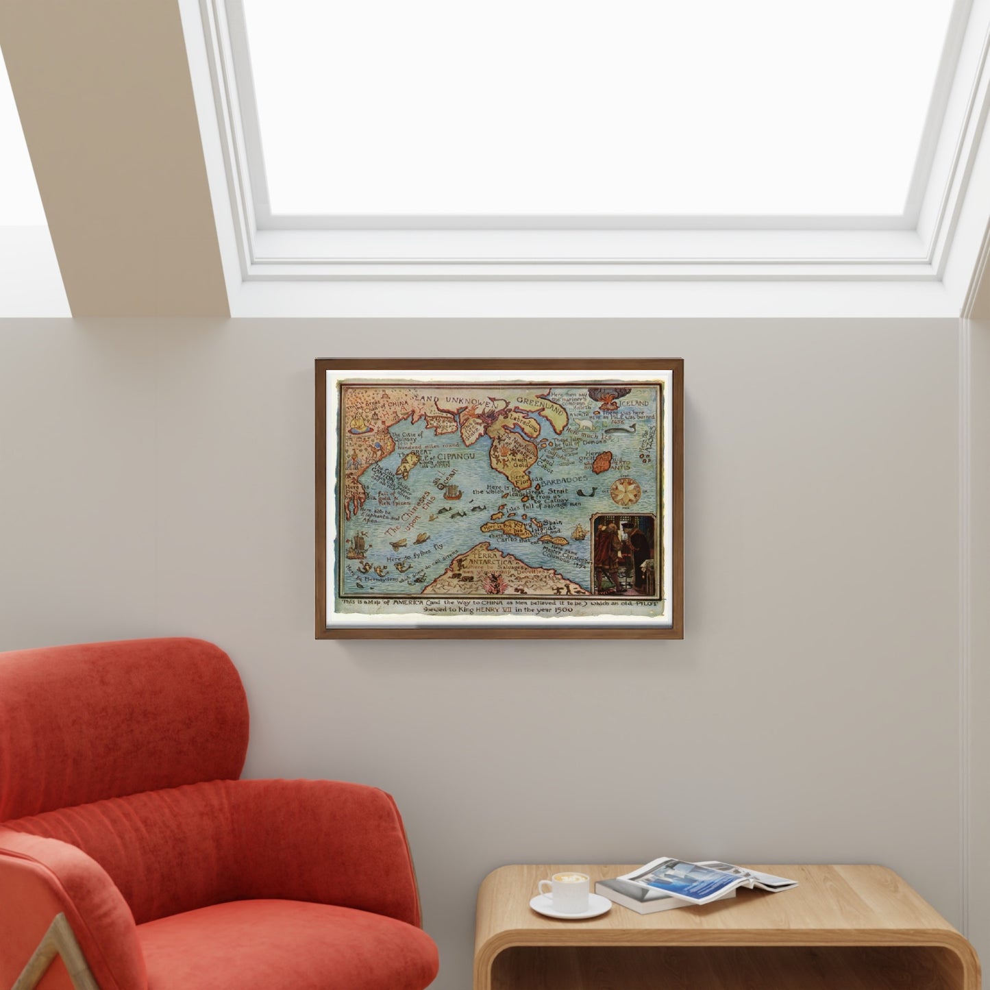 Mappa immaginaria dell'America, 1500 - Henry Justice Ford