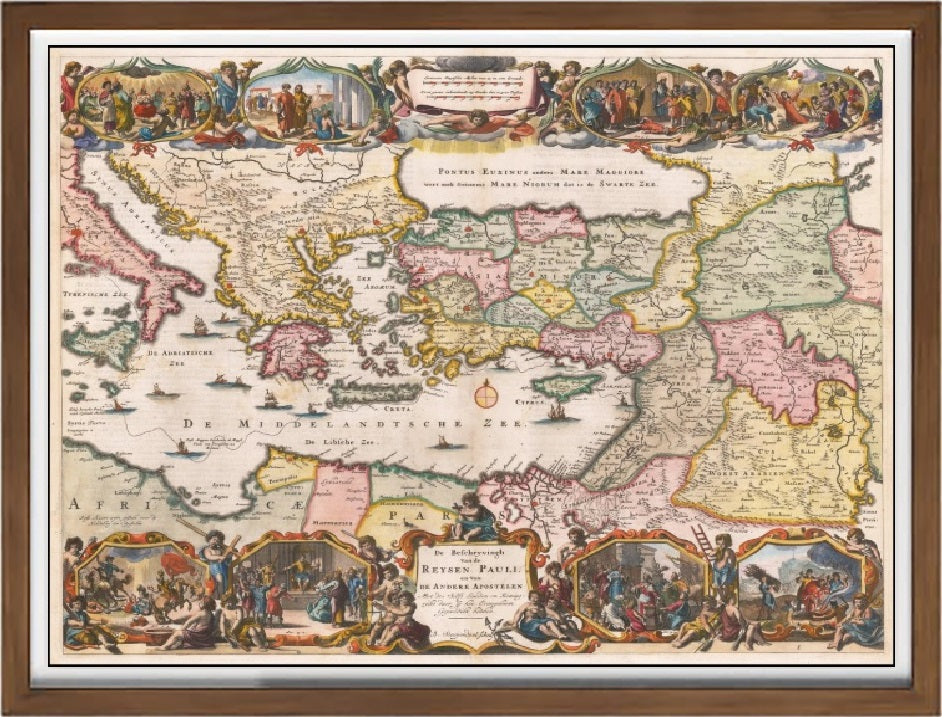 Roman Empire maximum expansion of Vallardi and Kiepert 