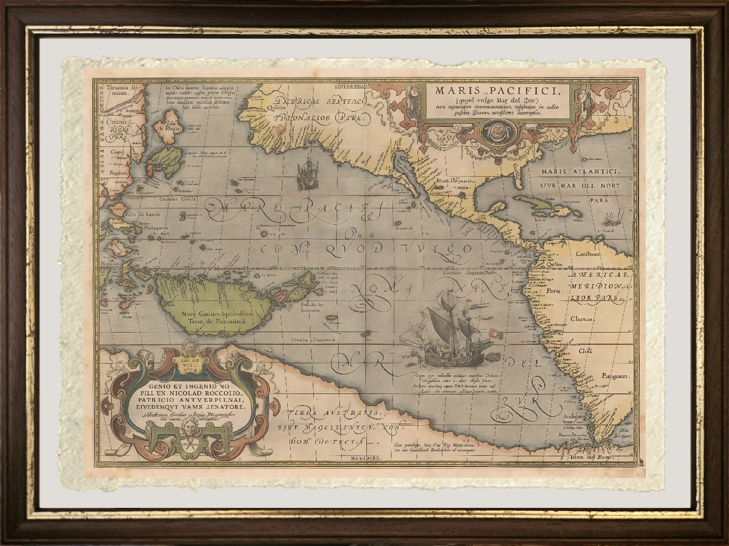 Maris Pacifici - Abraham Ortelius