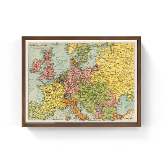 Mitteleuropa - 1914 - John Bartholomew and Son